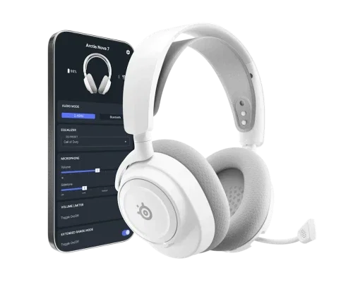 SteelSeries Arctis Nova 7X Wireless Gen 2 Auriculares Inalámbrico Diadema Juego Bluetooth Blanco 61759