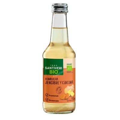 Santiveri Kombucha Cúrcuma 250 ml Bio Santiveri Kombucha Cúrcuma 250 ml Bio