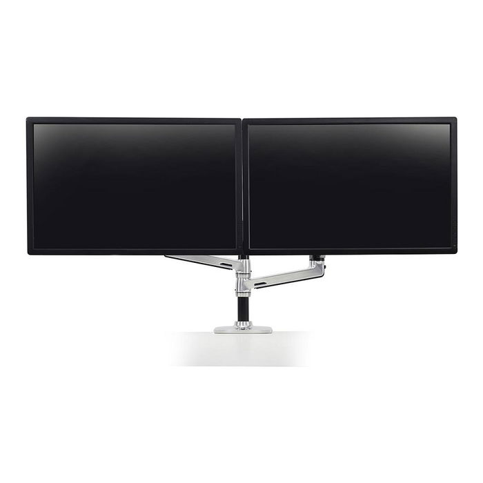 Ergotron Brazo Doble LX Redesign para Pantallas, 18.1kg, 24", Ajuste de Altura, Plata