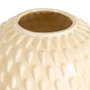 Jarrón Crema Cerámica Decoración 27 X 27 X 40 cm
