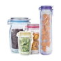 Set de Bolsas Reutilizables para Alimentos 4 Piezas 10,5 x 32 x 6 cm (36 Unidades)