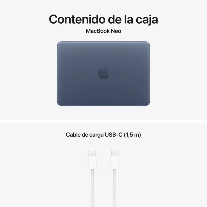 Apple MacBook Neo 13 pulg. A18 Pro 8GB 256GB SSD Índigo