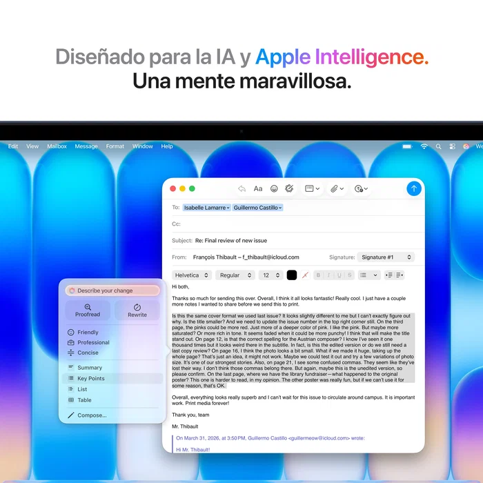Apple MacBook Neo 13 pulg. A18 Pro 8GB 256GB SSD Índigo