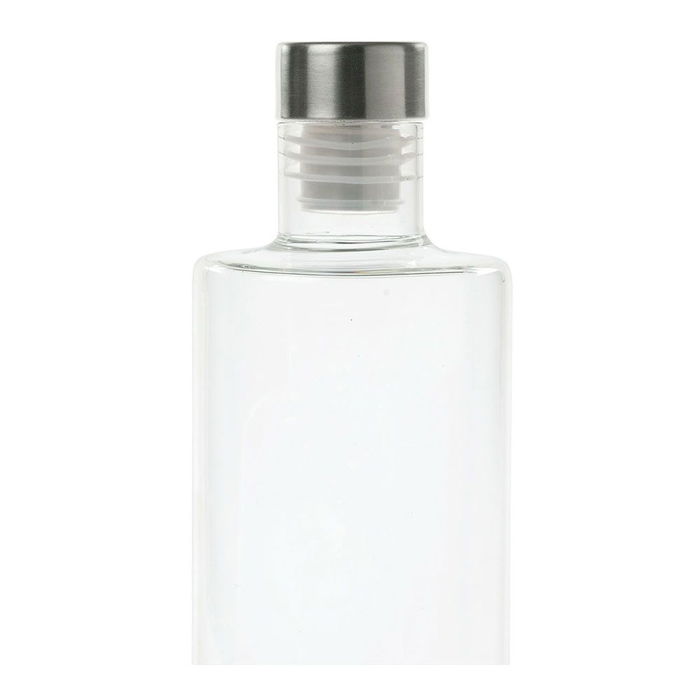 Andrea House Botella de Agua de Vidrio con Acero Inoxidable 1.5L Ø8 x 33.5 cm Andrea House Botella de Agua de Vidrio con Acero Inoxidable 1.5L Ø8 x 33.5 cm