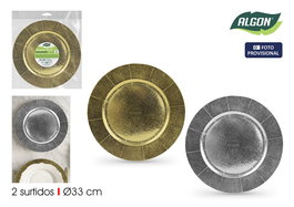 Algon Bajoplato Cartón 33 cm (36 Unidades)