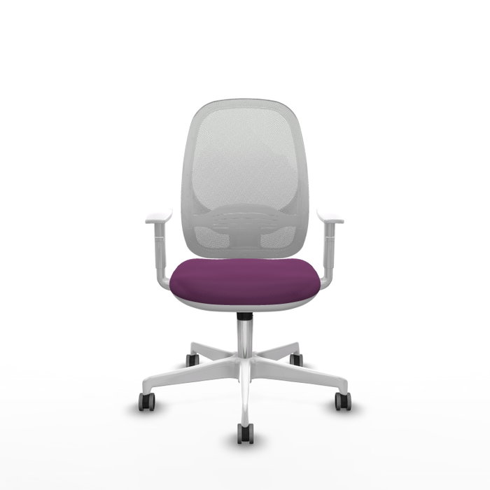 PIQUERAS Y CRESPO Silla de oficina Cilanco con mecanismo Sincro, Morado y Blanco PIQUERAS Y CRESPO Silla de oficina Cilanco con mecanismo Sincro, Morado y Blanco
