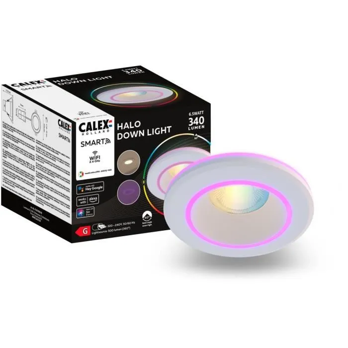 Calex CAL8712879156833 Foco Empotrable LED SMART HALO DOWNLIGHT 500 ml Blanco