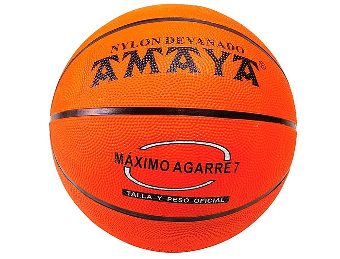 Amaya Balón de Baloncesto de Caucho Naranja Talla 6