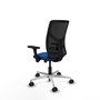 PIQUERAS Y CRESPO Silla de oficina Motilla con mecanismo Sincro/Traslack, Azul y Negro