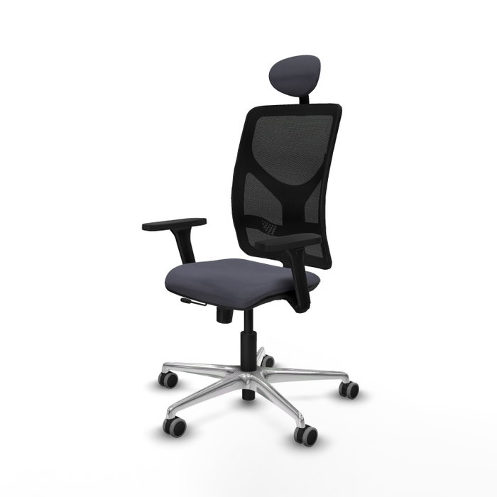 PIQUERAS Y CRESPO Silla de oficina Motilla con mecanismo Sincro/Traslack Gris oscuro/Negro PIQUERAS Y CRESPO Silla de oficina Motilla con mecanismo Sincro/Traslack Gris oscuro/Negro
