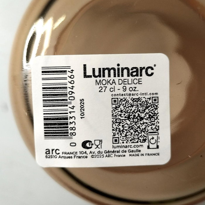 Luminarc Vaso Bajo Moka Multicolor 27cl