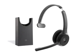 Cisco HS-WL-721-BUNAS-C Auricular inalámbrico Diadema Bluetooth 5.0 para Oficina, Supraaural, con cancelación de ruido, Certificado Webex, Negro Carbón