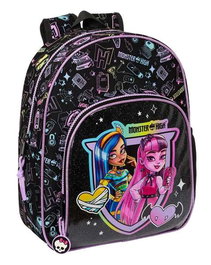 Mochila Infantil Monster High Negro 28 x 34 x 10 cm