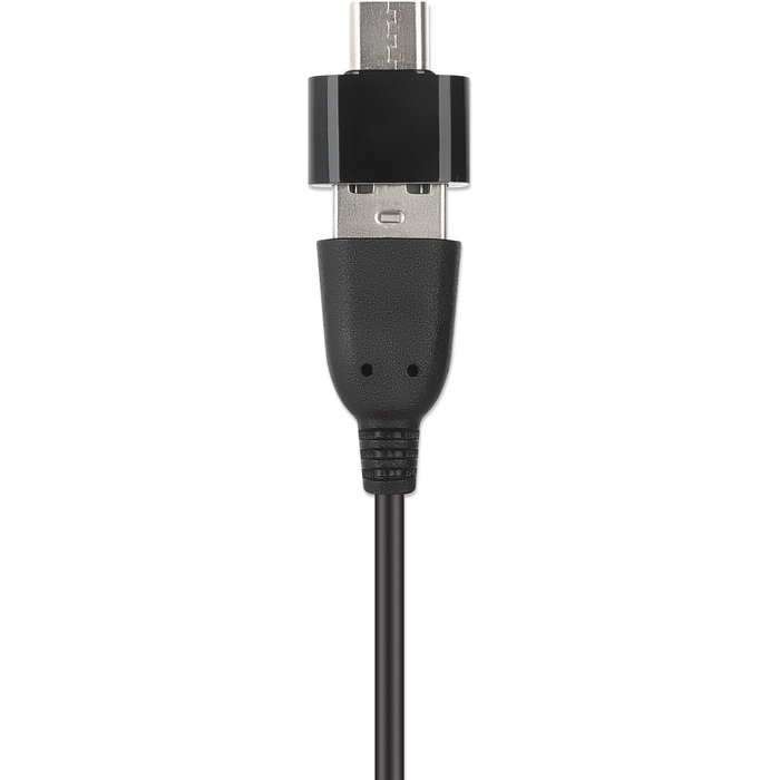 MANHATTAN 2600 Series Altavoces PC y Laptop USB-A/C, 6W, Plug & Play, Negro/Plata, cable 1.4m MANHATTAN 2600 Series Altavoces PC y Laptop USB-A/C, 6W, Plug & Play, Negro/Plata, cable 1.4m