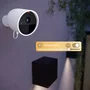 Philips Hue Cámara Inteligente para Exteriores con Cable AACNO06258, Visión Nocturna 2K, Color Blanco