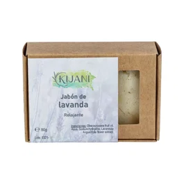 KIJANI Jabón en Pastilla de Lavanda Artesanal Ecológico BIOINSPECTA 80gr