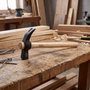 ALYCO Martillo de Encofrador de Madera con Uña Curvada