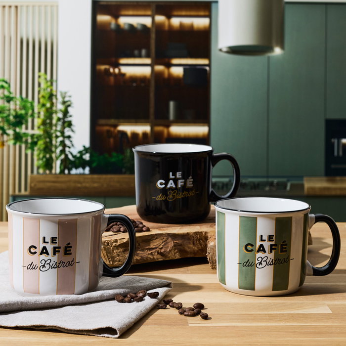 Home Deco Factory Mug 450 Ml Cerámica Colección Bistrot Home Deco Factory Mug 450 Ml Cerámica Colección Bistrot