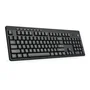 Redragon BS-8418 Teclado y Ratón Inalámbricos, Teclado de Membrana con Teclado Numérico, Disposición QWERTY Polaca, Negro