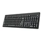 Redragon BS-8418 Teclado y Ratón Inalámbricos, Teclado de Membrana con Teclado Numérico, Disposición QWERTY Polaca, Negro