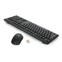 Redragon BS-8418 Teclado y Ratón Inalámbricos, Teclado de Membrana con Teclado Numérico, Disposición QWERTY Polaca, Negro