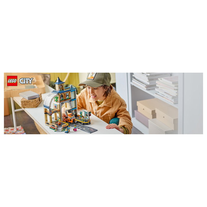 LEGO 60469 City Estación Central de Ferrocarril Hauptbahnhof - Juego de Construcción de 752 Piezas para Niños y Niñas de 7+ Años