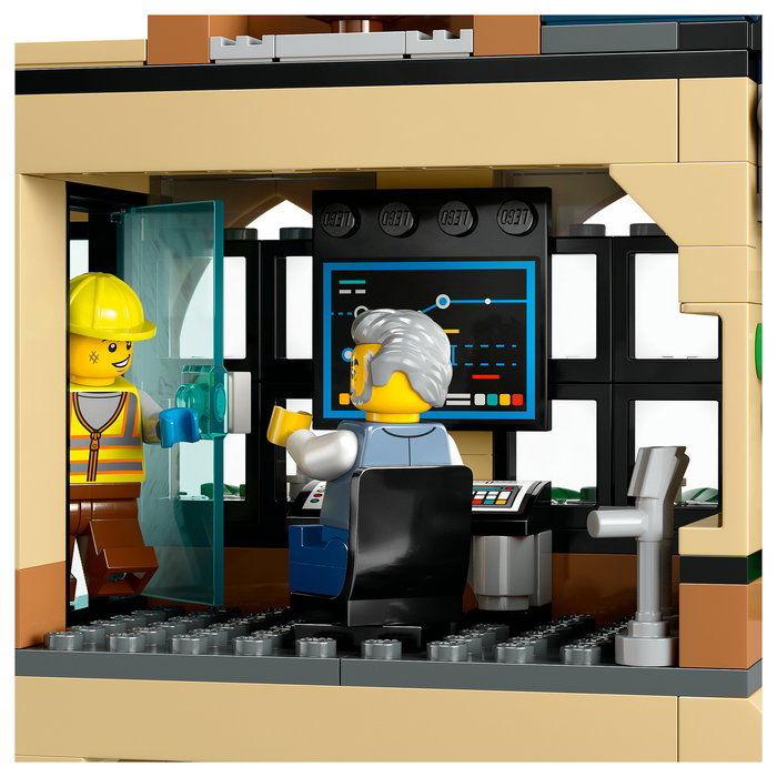 LEGO 60469 City Estación Central de Ferrocarril Hauptbahnhof - Juego de Construcción de 752 Piezas para Niños y Niñas de 7+ Años