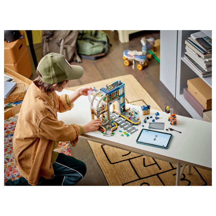 LEGO 60469 City Estación Central de Ferrocarril Hauptbahnhof - Juego de Construcción de 752 Piezas para Niños y Niñas de 7+ Años