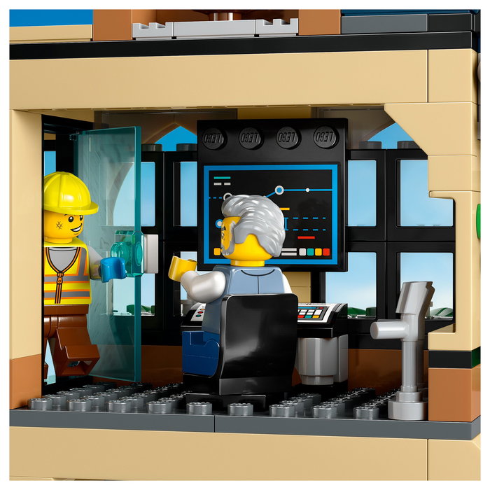 LEGO 60469 City Estación Central de Ferrocarril Hauptbahnhof - Juego de Construcción de 752 Piezas para Niños y Niñas de 7+ Años