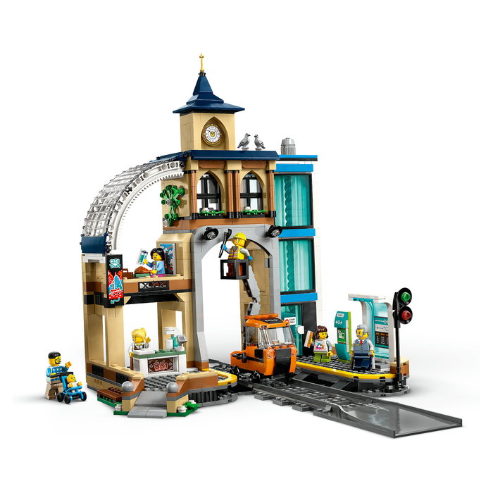 LEGO 60469 City Estación Central de Ferrocarril Hauptbahnhof - Juego de Construcción de 752 Piezas para Niños y Niñas de 7+ Años