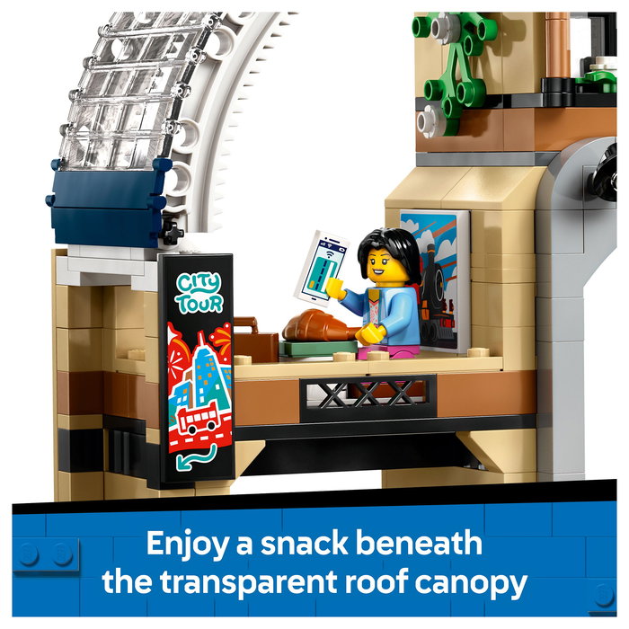 LEGO 60469 City Estación Central de Ferrocarril Hauptbahnhof - Juego de Construcción de 752 Piezas para Niños y Niñas de 7+ Años