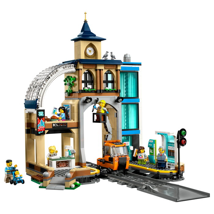LEGO 60469 City Estación Central de Ferrocarril Hauptbahnhof - Juego de Construcción de 752 Piezas para Niños y Niñas de 7+ Años