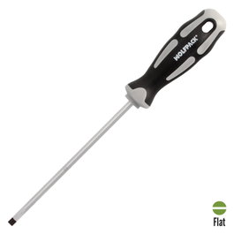 WOLFPACK LINEA PROFESIONAL Destornillador Plano Vaciado Acero S2 1,2 x Ø 6,0 x 150 mm