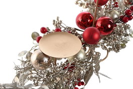 DKD Home Decor Centro de Mesa Rojo 30 x 20 x 70 cm (2 Unidades)