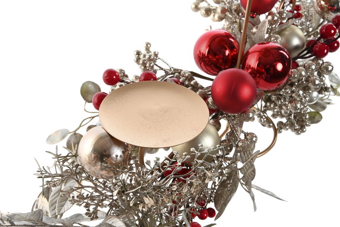 DKD Home Decor Centro de Mesa Rojo 30 x 20 x 70 cm (2 Unidades) DKD Home Decor Centro de Mesa Rojo 30 x 20 x 70 cm (2 Unidades)