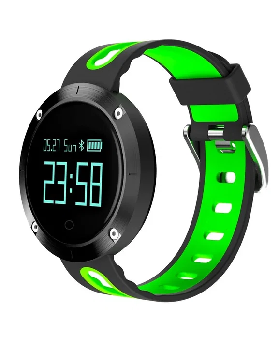 Billow XS30GP - Reloj Inteligente Deportivo, Pulsera de Actividad con Pulsómetro, Tensiómetro, Resistente al Agua IP67, Bluetooth 4.0, Pantalla OLED 0.95", 50 Memorias