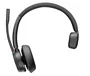 HP Poly Voyager 4310 Auriculares Diadema Bluetooth Inalámbricos con BT700 para Oficina y Llamadas, Certificado Microsoft Teams, USB-C, Negro