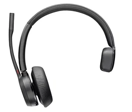 HP Poly Voyager 4310 Auriculares Diadema Bluetooth Inalámbricos con BT700 para Oficina y Llamadas, Certificado Microsoft Teams, USB-C, Negro
