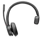 HP Poly Voyager 4310 Auriculares Diadema Bluetooth Inalámbricos con BT700 para Oficina y Llamadas, Certificado Microsoft Teams, USB-C, Negro