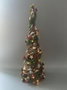 DKD Home Decor Árbol Navidad 23 x 63 x 23 cm Verde Marron Madera Led (2 Unidades)