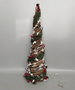 DKD Home Decor Árbol Navidad 23 x 63 x 23 cm Verde Marron Madera Led (2 Unidades)