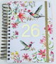 MOOVING Agenda Anual 2027 Floral Wire-O con Tapa Extra y Goma