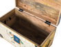 GINER Y COLOMER Baúl de Madera de Mango Pintado a Mano Multicolor 60x33x36 cm