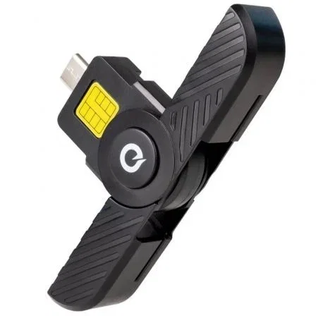 TooQ Lector DNI Tarjetas TQR-3011B USB Tipo-C Negro TooQ Lector DNI Tarjetas TQR-3011B USB Tipo-C Negro