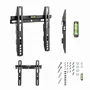 Gembird WM-42F-02 Soporte de Pared para TV 23-42" (106,7 cm), Compatible VESA hasta 200x200 mm, Soporta 40 kg, Color Negro