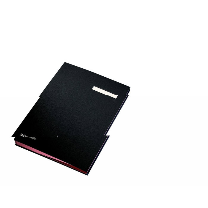 Esselte Porta Firmas con 20 Separadores PP Negro Esselte Porta Firmas con 20 Separadores PP Negro