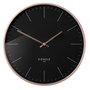 Kienzle Reloj de Pared DCF Moderno Oro Rosa/Negro 25cm