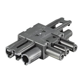 Bachmann Verteilerblock GST 18i3 (375.102) 1xIn/2xOut, 230V 16A, 2 Canales, Color Negro