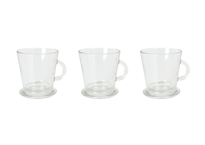 La Mediterranea Set de 3 Tazas con Pie Arlet 80 cc (12 Cajas)