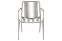 DKD Home Decor Silla PP Apilable Beige